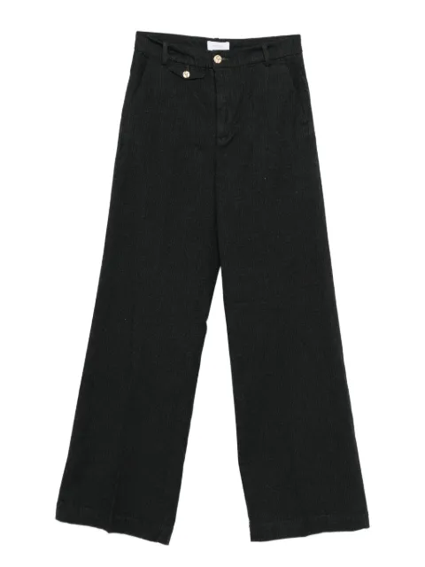 40 WEFT pressed-crease trousers Blue LUISA251756649