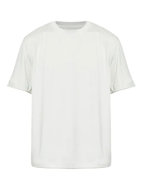 Eleventy MM-logo crew-neck T-shirt White X75TSHK19TES0K035