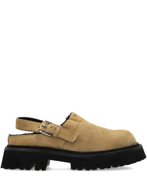 Moschino buckle strap mules Neutrals MA10864H0NME0