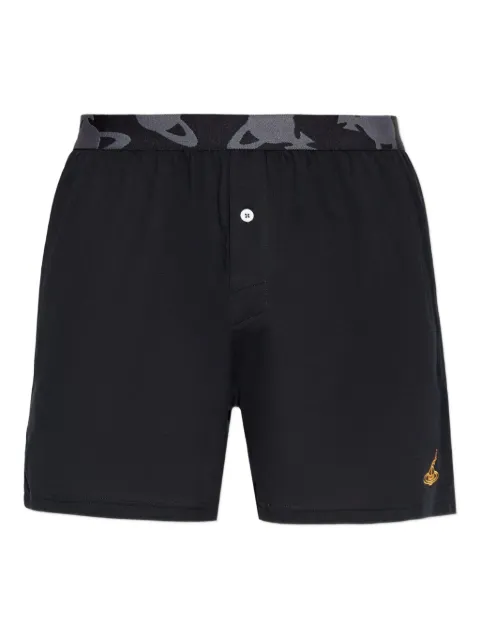 Vivienne Westwood button camouflage-waistband boxers Black 8106001WJ001N