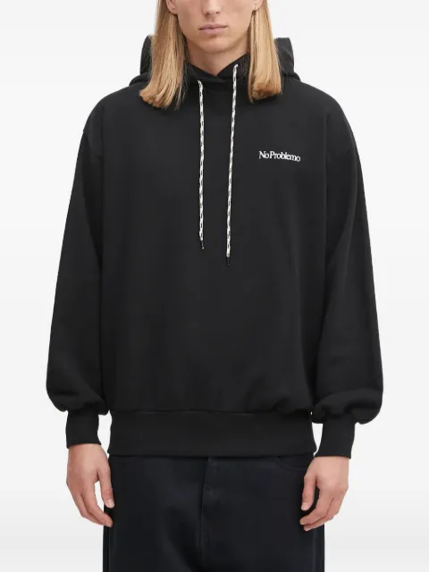NO PROBLEMO graphic-print hoodie Black NP2001904