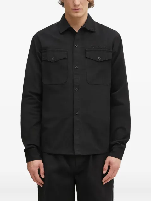 NO PROBLEMO chest-pocket shirt Black NP4011504