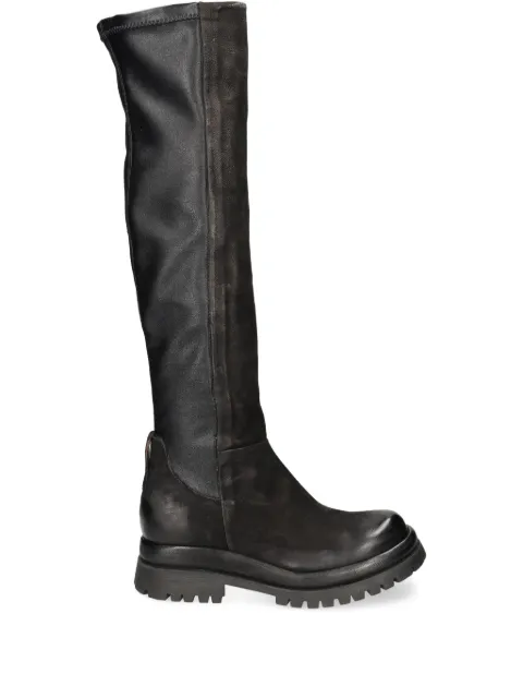 A.S.98 zip detail boots Black B51320