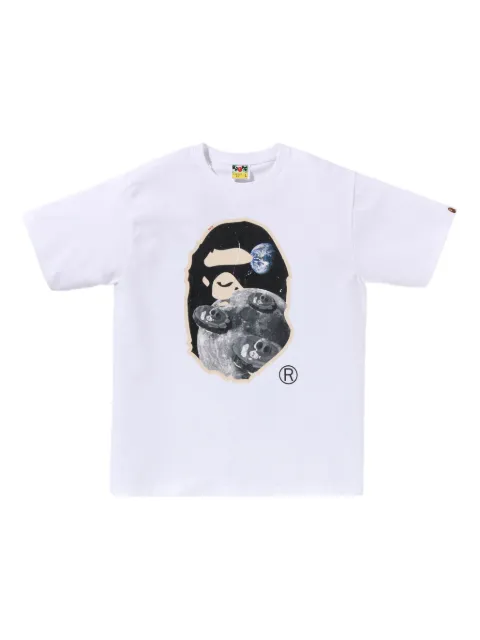 A BATHING APE® graphic T-shirt White 001TEL701004F