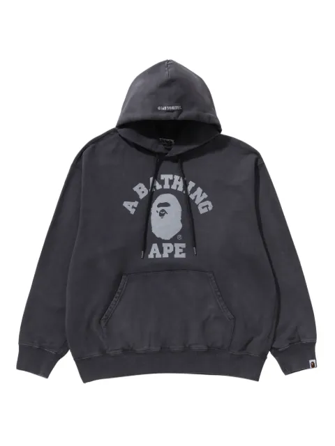 A BATHING APE® logo-print hoodie Grey 001PPL801304M