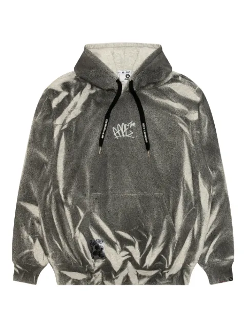 AAPE BY *A BATHING APE® graphic-print hoodie Grey ASWC388XXP
