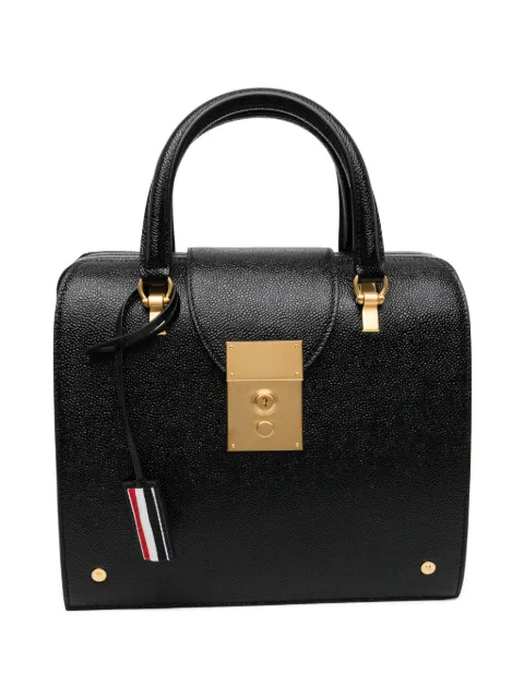 Thom Browne top handle textured tote bag Black FAP002A03542
