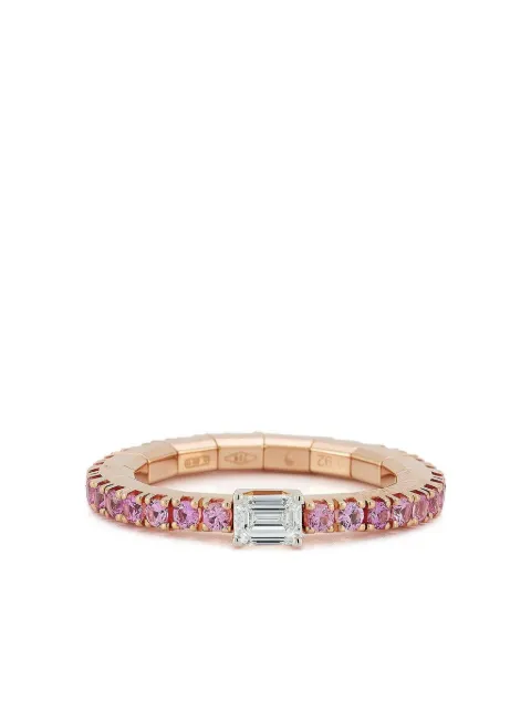 Roberto Demeglio 18K rose gold Stretch sapphire and diamond ring Pink FTE65ZR30TSDB