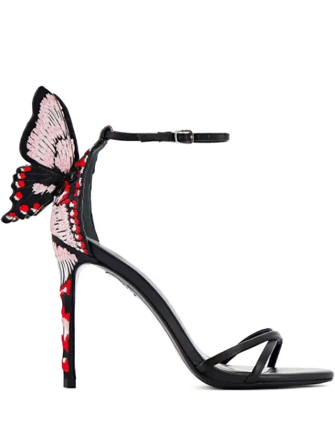 Sophia Webster Butterfly Heel Sandals Black SAW25008