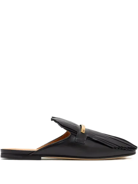 Tod's fringe-detailed mules Black XXW79A0JU30U1O