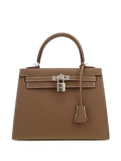 Hermès Pre-Owned 2025 Kelly 25 leather tote bag Brown 422867