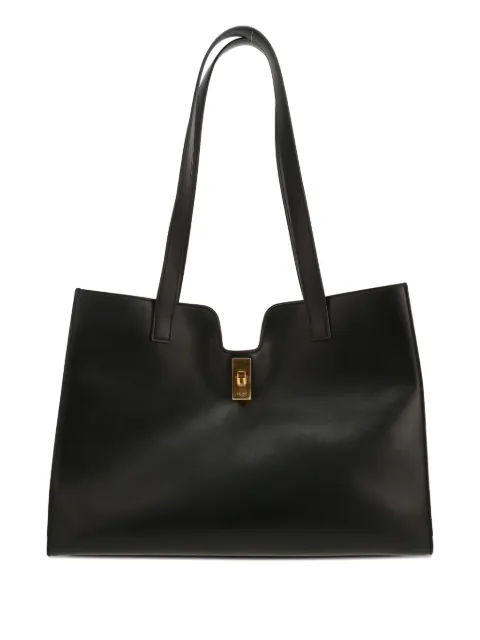 Celine Pre-Owned 2020's Cabas 16 leather shoulder bag Black 421625