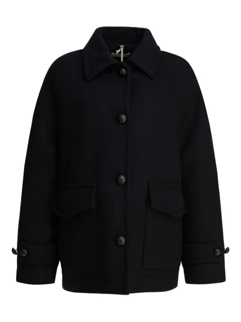 Circolo 1901 wool-blend coat Black FD37964020