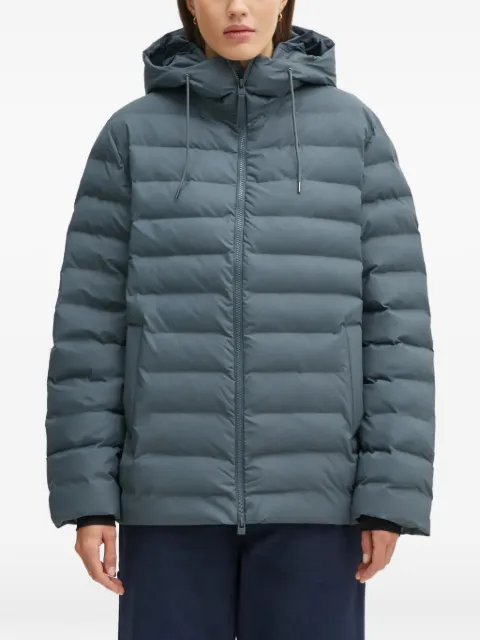 Rains Lohja W3T2 hooded puffer jacket Grey 15810