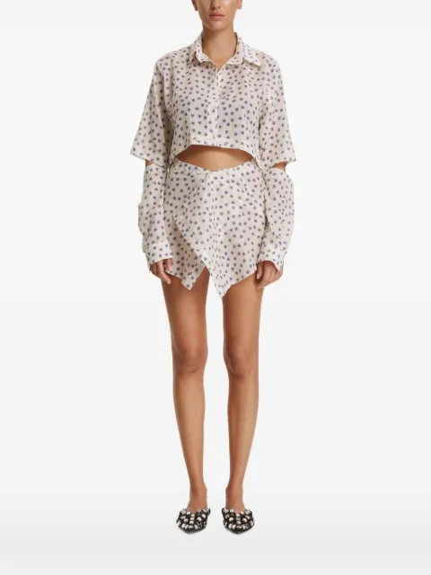 PNK cut-out floral top Neutrals CTAIFLOBL