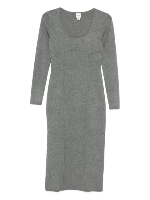 Calvin Klein long sleeve midi dress Grey LV044D366GP7E