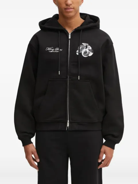 Filling Pieces zip-up hoodie Black 422533501122