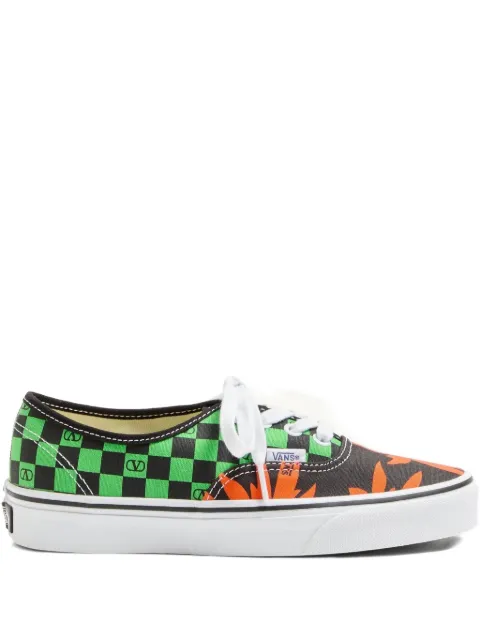 Vans x Garavani VLogo Signature checkerboard sneakers Green 7W0S0ND8XWFBAL