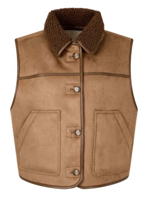 TOMBOY reversible sleeveless gilet Brown 9105461110