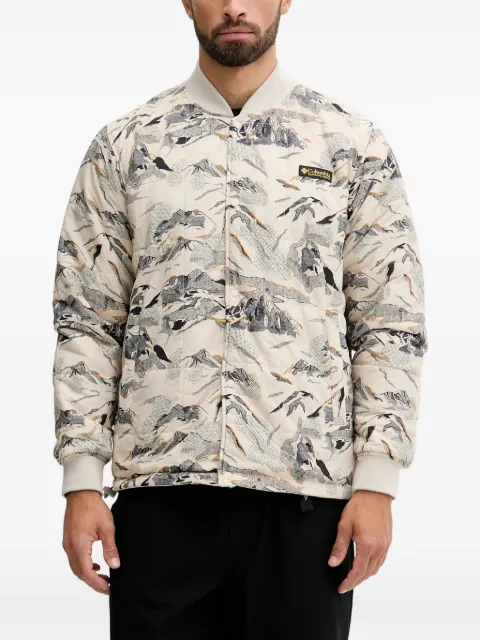 Columbia graphic-print long-sleeve jacket Neutrals 2141471