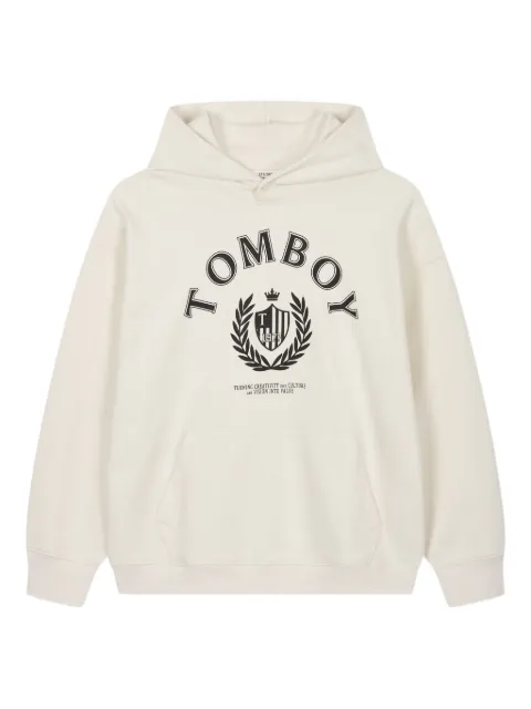 TOMBOY University cotton hoodie Neutrals 91U5322999