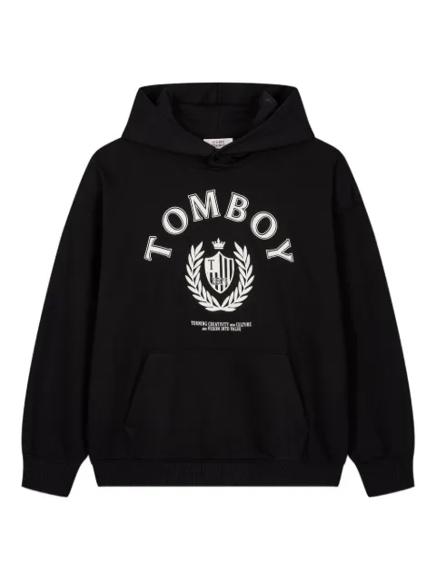 TOMBOY University cotton sweatshirt Black 91U5322999