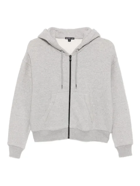 James Perse cozy fleece zip hoodie Blue WVNS2720