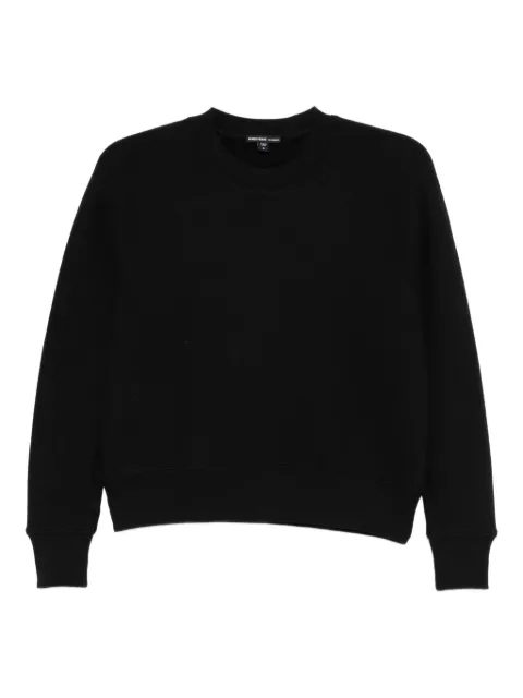 James Perse cozy fleece sweatshirt White WVNS3236