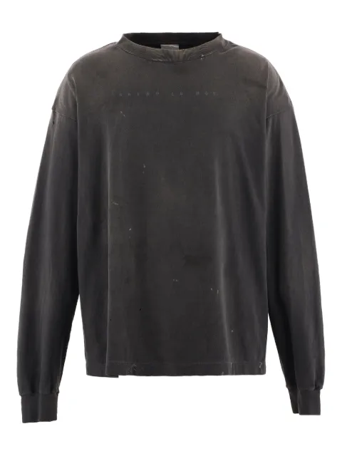 SAINT MXXXXXX long-sleeve T-shirt Black SMHR10000029