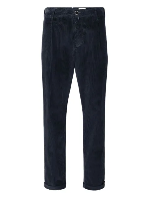 Jacob Cohën logo-patch trousers Blue JUMP0001001C74