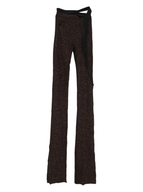 Ottolinger glitter-effect trousers Black 10420060402