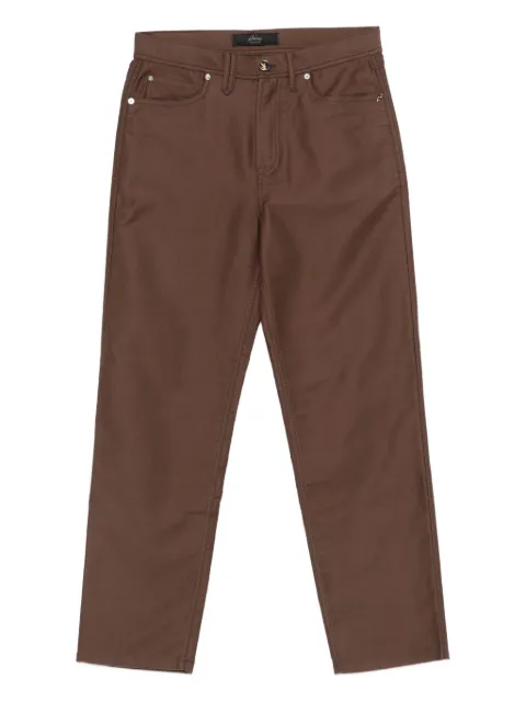 Brioni five-pocket denim Brown SPY80LOD020