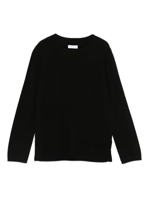 Barba round-neck ribbed-knit jumper Black 1286357590