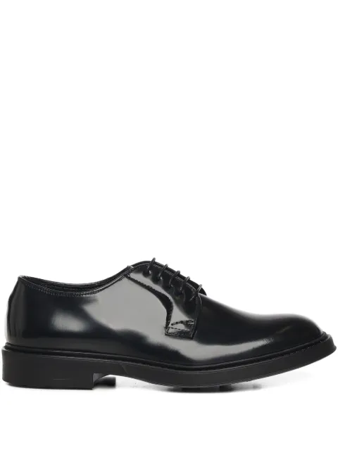 Giuliano Galiano Alan lace-up round toe derby Black ALANABRASIVATO