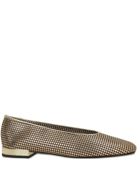 Giorgio Armani square-toe ballet flats Gold GW002248AF26330M2029