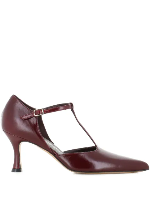 Antonio Barbato Maestri Veneziani 70mm T-strap buckle pumps Red 683375170