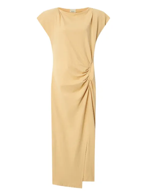 ISABEL MARANT Nadela cotton jersey dress Yellow RO0307FAA1N41I