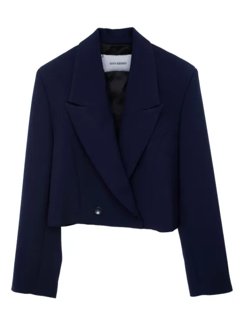 Kata Szegedi Roisy pierced blazer Blue KSBL0180