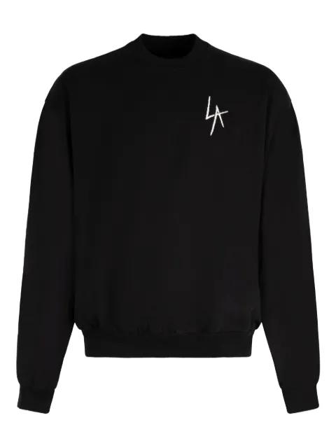 Local Authority crew-neck long-sleeve sweatshirt Black D21LSN00