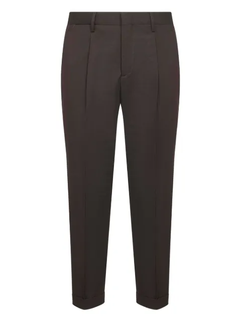 D4.0 front-pleated tailored trousers Brown TIBERIOSD440010000146