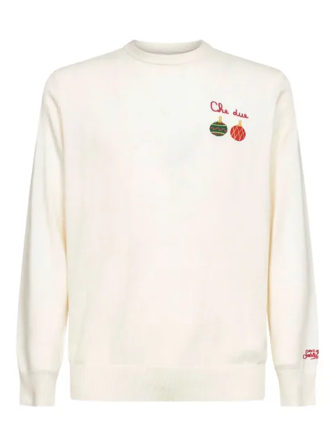 MC2 Saint Barth embroidered-details crew-neck sweater Neutrals HER002403447I