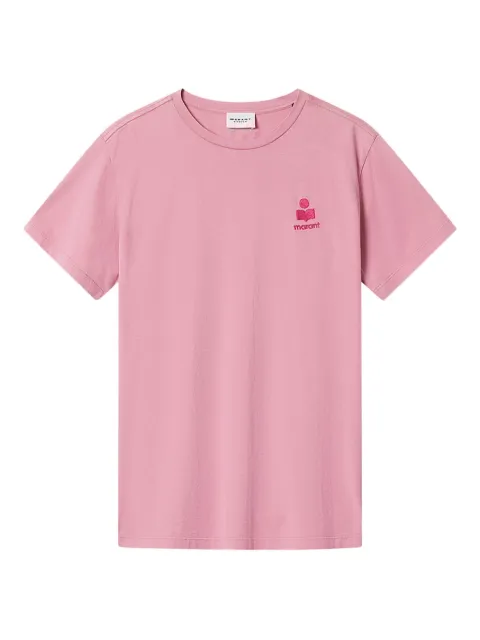MARANT ÉTOILE Aby short-sleeve T-shirt Pink TS0070FAA1N98E