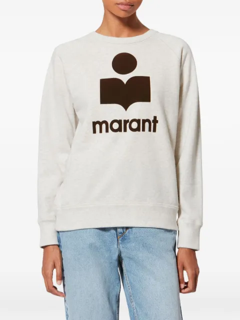 MARANT ÉTOILE Millyny logo-print sweatshirt Neutrals SW0160FAA1M07E