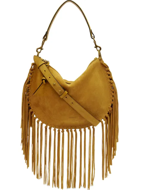 ISABEL MARANT Oskan soft fringed shoulder bag Brown BF0066FCC3C14M