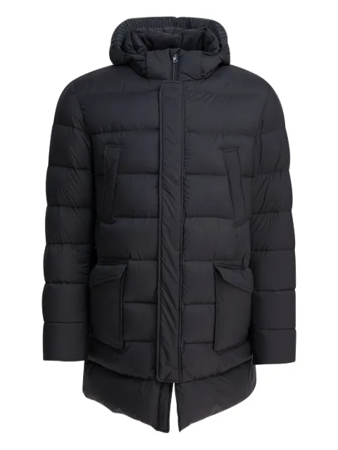 Herno hooded padded jacket Black PI003ULEM0212456Z9480