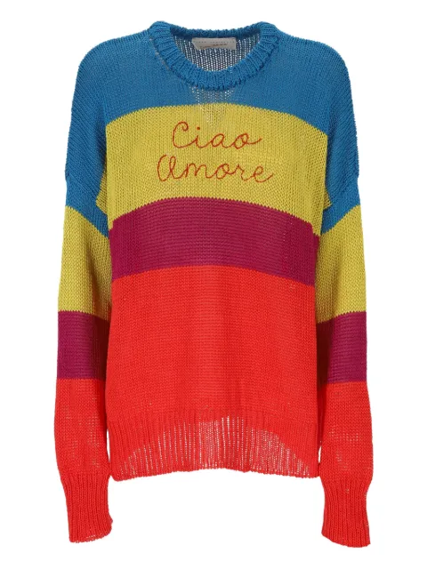 Giada Benincasa striped knit Red S25M4930