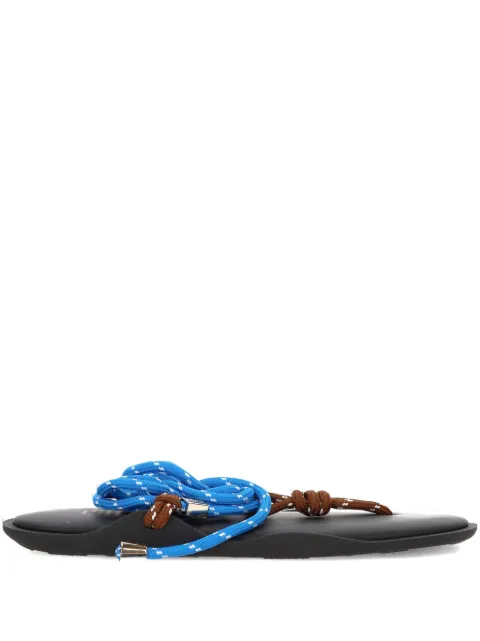Flòwze rope detail sandals Blue FLOTWINBROWNSKYBLUE