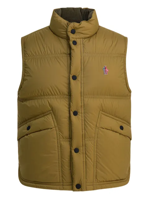 Moncler Grenoble buttoned padded gilet Neutrals K20971A00030596TM