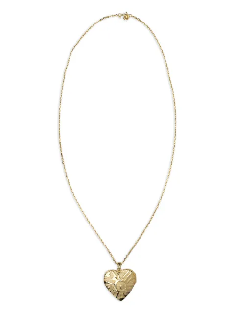 PUCCI heart fish brass necklace Gold 5UAM355U920