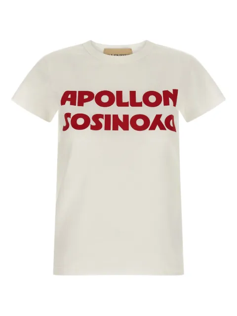 Valentino Garavani cotton T-shirt with Apollon Dyonisos print White BMG25L9UM